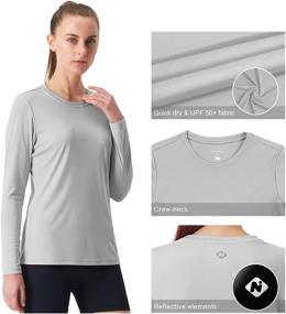 img 1 attached to 🌞 NAVISKIN Women's UPF 50+ Sun Protection Long Sleeve Shirts: Lightweight Hiking & Swimwear Essential