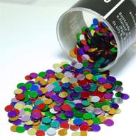магазинная смесь многоразноцветных конфетти-кружков логотип