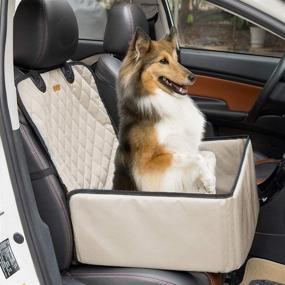 img 4 attached to 🐶 Felicificer Dog Car Seat - The Ultimate 2 in 1 Car Seat Cover for Pets with Waterproof & Nonslip Features - Ideal for Cars, Trucks, and SUVs