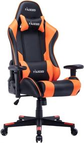 img 4 attached to 🎮 Hughouse Ergonomic Gaming Chair: Adjustable Esports Gamer Chair, Racing Video Game Chair for Adults - Large Size PU Leather High-Back Executive Office Chair...