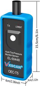 img 2 attached to 🔧 VXSCAN TPMS Relearn Tool El50448: Auto Tire Pressure Monitor Sensor Reset for GM Series Vehicle - OEC-T5