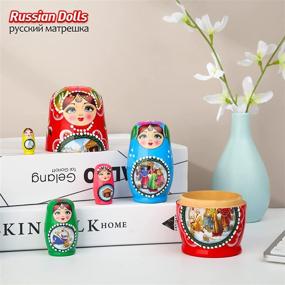 img 2 attached to JoyNest Matryoshka Stacking Christmas Halloween Novelty & Gag Toys