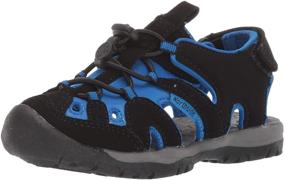 img 4 attached to 🏻 Stylish and Durable: Northside Burke Fisherman Sandal Black Boys' Shoes for Ultimate Comfort