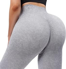 img 2 attached to 👖 Camo Leggings with Scrunch Butt, High Waist and Seamless Design for Effective Workout and Compression Yoga Pants for Women - DOULAFASS