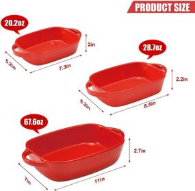 img 3 attached to Bakeware Casserole Cleaning Silicone Anti Hot