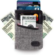 👔 premium minimalist wallet: stylish credit holder for men - explore wallets, card cases & money organizers logo