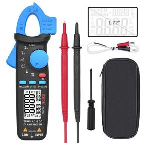 img 3 attached to Bside ACM91 1MA Clamp Meter DC/AC Current True RMS Auto-Ranging 6000 Counts Multimeter Live Check V-Alert Temperature Capacitance Frequency Tester With Back Clip