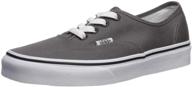 black canvas skate shoes for men - vans authentic logo