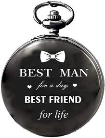 img 2 attached to My Husband Pocket Watch Gifts Husband Birthday Anniversary Gifts，Engraved