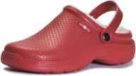 👣 waterproof comfortable outdoor women's slippers: stylish men's mules & clogs logo