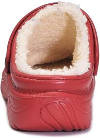img 2 attached to 👣 Waterproof Comfortable Outdoor Women's Slippers: Stylish Men's Mules & Clogs