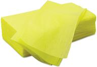 🧺 chicopee 0213 masslinn 14.4-inch x 24-inch dust cloths - pack of 50 | heavy duty yellow wiper cloth for furniture, printers, electronics - no spray required! logo