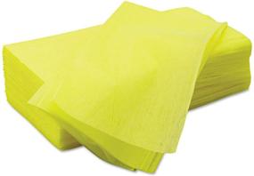 img 1 attached to 🧺 Chicopee 0213 Masslinn 14.4-inch x 24-inch Dust Cloths - Pack of 50 | Heavy Duty Yellow Wiper Cloth for Furniture, Printers, Electronics - No Spray Required!