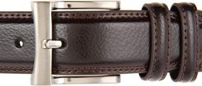 img 1 attached to 👔 Florsheim Pebble Grain Leather Men's Belts - Premium Accessories for Style-conscious Men