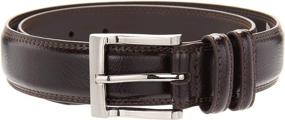img 3 attached to 👔 Florsheim Pebble Grain Leather Men's Belts - Premium Accessories for Style-conscious Men