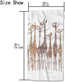 img 1 attached to HGOD DESIGNS Giraffes Bathroom Decorative