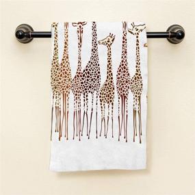 img 2 attached to HGOD DESIGNS Giraffes Bathroom Decorative