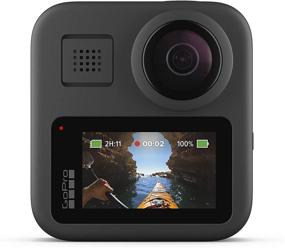 img 4 attached to 📷 GoPro MAX — Waterproof 360 & Traditional Camera: Touch Screen, Spherical 5.6K30 HD Video, 16.6MP 360 Photos, 1080p Live Streaming, Stabilization