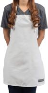 👩 gidabrand chef & art apron for kids – white children's apron – perfect for cooking, baking, painting, or decorating parties – baking wear for ages 5-12 (white, 1) logo