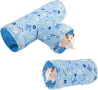 2-pack sparkfire guinea pig tunnels and tubes - small pet play tunnel toys - hideout tunnel for hedgehog, hamster, mice, rats, gerbil rat, squirrel logo