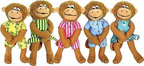 img 4 attached to 🐒 MerryMakers Little Monkeys 5 Inch Playset