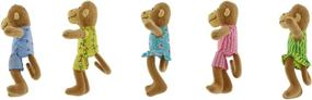 img 1 attached to 🐒 MerryMakers Little Monkeys 5 Inch Playset
