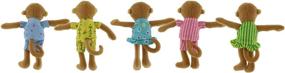 img 3 attached to 🐒 MerryMakers Little Monkeys 5 Inch Playset