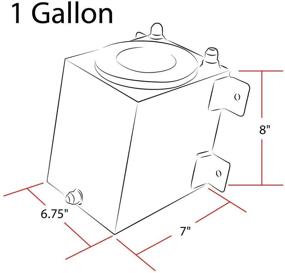 img 1 attached to DNA Motoring ALUFTBBF1GBK Bottom Feed 1 Gallon