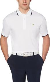 img 2 attached to Caviar Sleeve Tipping Men's Shirts by Jack Nicklaus Clothing