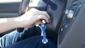 img 1 attached to Organize Your Keys Hassle-Free with KeySmart Compact Key Holder and Keychain Organizer - Including Expansion Pack, Quick Disconnect, and Bottle Opener - Available in Blue