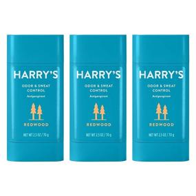 img 4 attached to 🌲 Harry's Redwood Deodorant & Antiperspirant - Powerful Odor & Sweat Control for Men (Pack of 3)