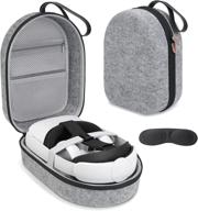 bchiner design carrying case for oculus quest 2 – travel and home storage solution for basic and official elite versions of vr gaming headset and touch controllers, including accessories logo