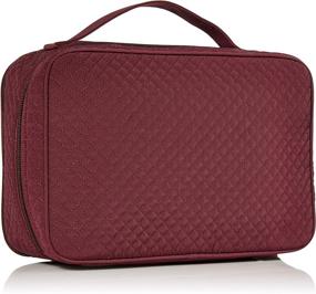 img 3 attached to 💄 Vera Bradley Women's Iconic Large Travel Accessories: A Must-Have for Stylish Cosmetic Cases