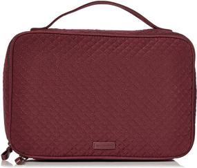 img 4 attached to 💄 Vera Bradley Women's Iconic Large Travel Accessories: A Must-Have for Stylish Cosmetic Cases