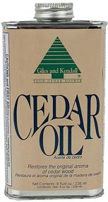 img 3 attached to Revitalize Your Cedar Wood: Giles and Kendall Cedar Oil - Restores Original Aroma, 8 oz