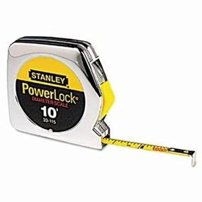 img 1 attached to 📏 Enhanced Powerlock Tape: Plastic Chrome Graduation Guide for Accurate Measurements