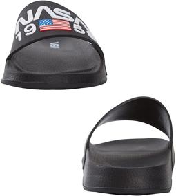 img 2 attached to Experience Out-of-this-World Comfort with the IFARADAY Slides Sandal NASA Black