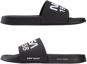 img 3 attached to Experience Out-of-this-World Comfort with the IFARADAY Slides Sandal NASA Black