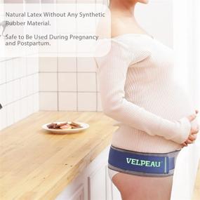 img 2 attached to 🔵 VELPEAU Sacroiliac Belt - Si Belt Support for Lower Back, Si Joint, Pelvic, Hip and Sciatic Pain, Maternity Pregnancy Support Trochanter Belt- Adjustable, Anti-Slip & Pilling-Resistant (Blue, Unisex) - Improve Lower Back Support and Pain Relief for Men and Women