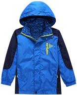 🧥 lightweight waterproof hooded boys' jacket - kid1234 clothing and coats logo