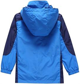 img 3 attached to 🧥 Lightweight Waterproof Hooded Boys' Jacket - KID1234 Clothing and Coats