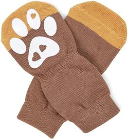 img 2 attached to 🧦 Zodaca Non-Skid Dog Socks, Puppy Pet Paw Guards