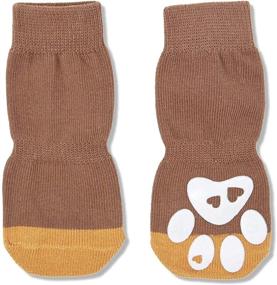 img 1 attached to 🧦 Zodaca Non-Skid Dog Socks, Puppy Pet Paw Guards