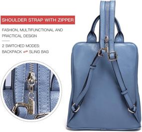 img 1 attached to BOYATU Leather Backpack Elegant Rucksack