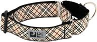 rc pets 1.5-inch martingale training dog collar with wide webbing logo