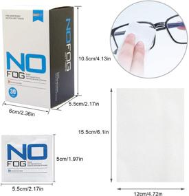 img 3 attached to SMARTTOP Anti Fog Lens Wipes - 30 Counts Pre-Moistened Glasses Cleaner for Safety Goggles, Face Shield, Ski Masks, Sunglasses, Monitors, Computers, Phones, Screens