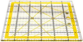 img 1 attached to 📏 Suwimut Set of 4 Acrylic Quilting Rulers – Precise Cutting and Crafting Sewing Made Easy with Clear Transparent Quilter Square Rulers featuring Double-Colored Grid Lines (4.5"x4.5", 6"x6", 9.5"x9.5", 12.5"x12.5")