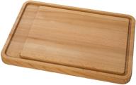 🪓 professional secrets wooden cutting board: sustainable non-slip beech wood chopping board & silicone mat for meat, fish, chicken, cheese, vegetables, fruits - with juice grooves logo
