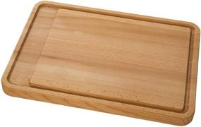 img 4 attached to 🪓 Professional Secrets Wooden Cutting Board: Sustainable Non-Slip Beech Wood Chopping Board & Silicone Mat for Meat, Fish, Chicken, Cheese, Vegetables, Fruits - With Juice Grooves