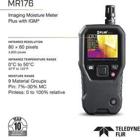 img 3 attached to Enhanced FLIR MR176 - Advanced Moisture Meter with IGM, Infrared Guided Measurement, Replaceable Hygrometer, Pin & Pinless Moisture Detection